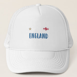 Gorra De Camionero Bandera inglesa del hincha de fútbol de Inglaterra