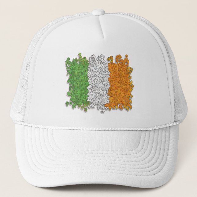 Gorra De Camionero Bandera irlandesa (Anverso)