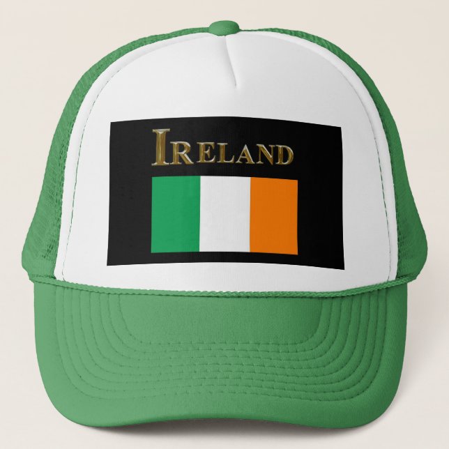 GORRA DE CAMIONERO BANDERA IRLANDESA (Anverso)