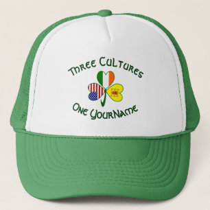 Gorra De Camionero Bandera irlandesa americana del león escocés perso