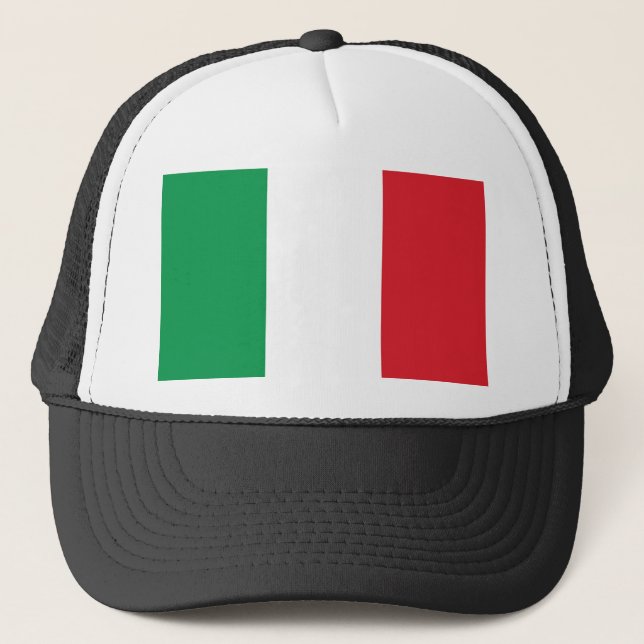 Gorra De Camionero Bandera italiana (Anverso)