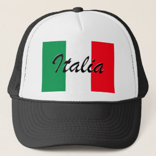 Gorra De Camionero Bandera italiana - Alta calidad