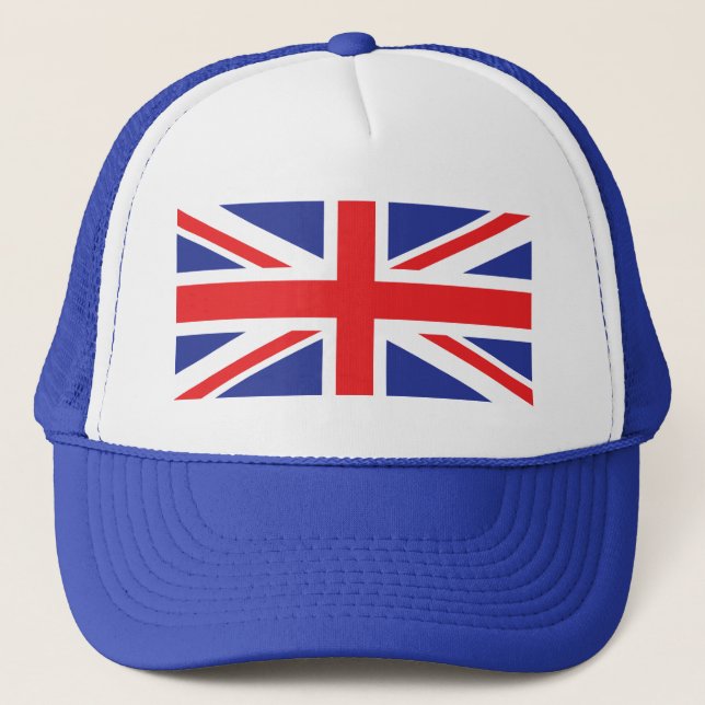 Gorra De Camionero Bandera Jack del Reino Unido/Unión (Anverso)