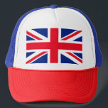 Gorra De Camionero Bandera Jack Union del Reino Unido<br><div class="desc">Bandera Jack Union del Reino Unido</div>