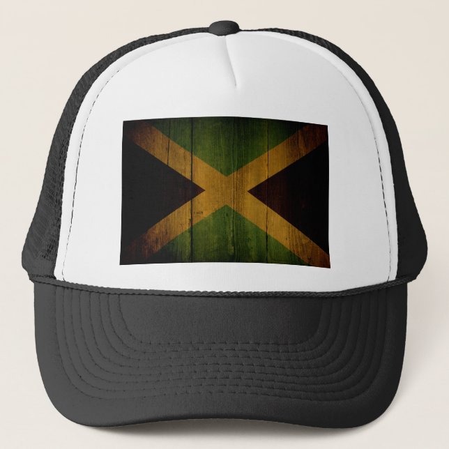 Gorra De Camionero Bandera jamaicana (Anverso)