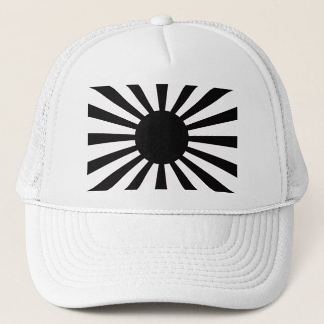 Gorra De Camionero Bandera japonesa del sol naciente (Anverso)