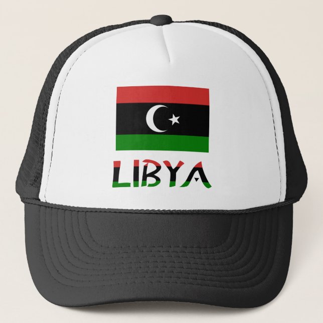 Gorra De Camionero Bandera libia y libia (Anverso)