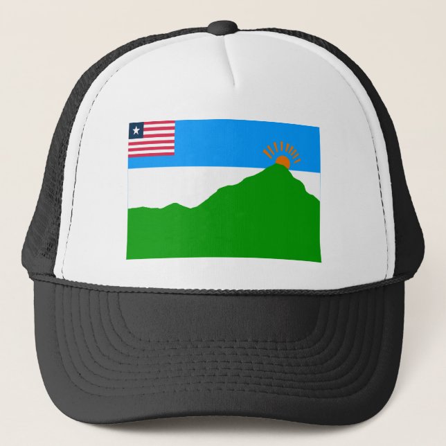 Gorra De Camionero Bandera magnífica del condado de Gedeh (Anverso)