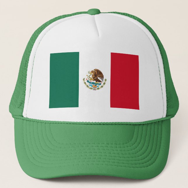 Gorra De Camionero Bandera Mexicana (Anverso)