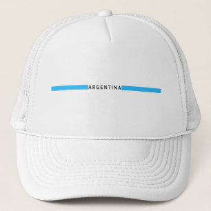 Gorra De Camionero Bandera minimalista argentina