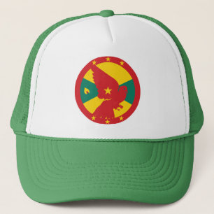 Gorra De Camionero Bandera nacional animal de Granada Dove