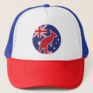 Gorra De Camionero Bandera nacional australiana canguro de Australia