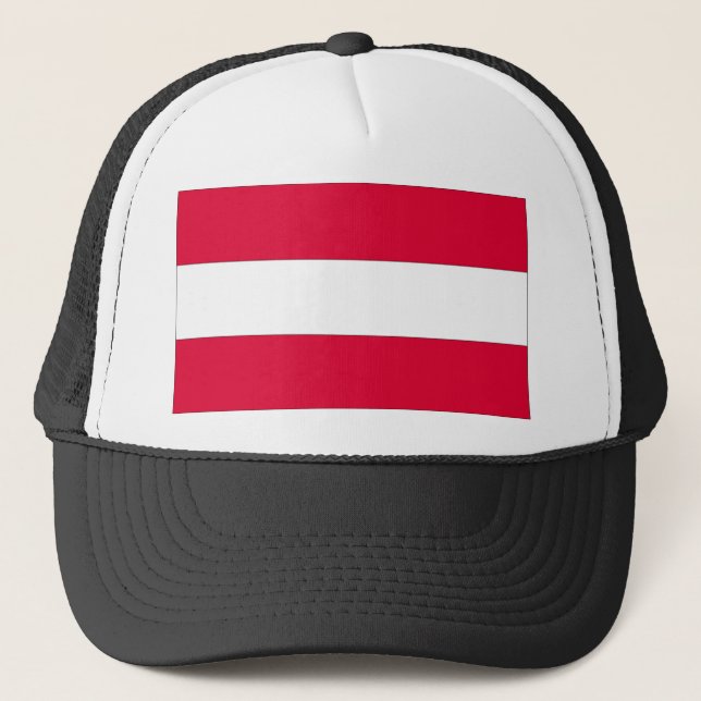 Gorra De Camionero Bandera Nacional de Austria (Anverso)