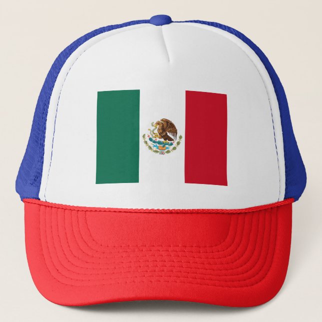 Gorra De Camionero Bandera nacional de Bandera de México Mexicanos (Anverso)