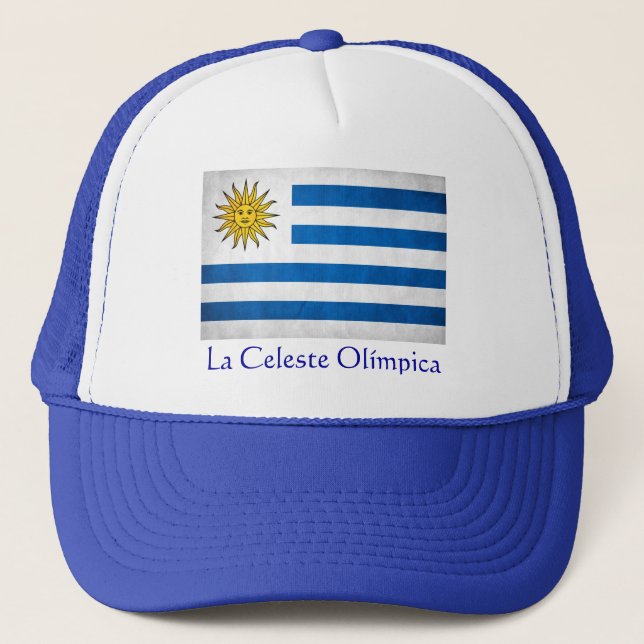 Gorra De Camionero Bandera Nacional de Uruguay (Anverso)