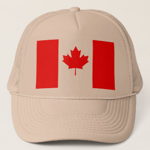 Gorra De Camionero Bandera Nacional Patriótica de CANADÁ