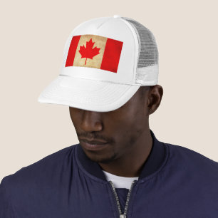 Gorra De Camionero Bandera nacional patriótica vintage original de CA