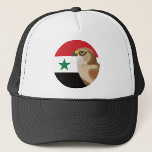 Gorra De Camionero Bandera nacional siria del halcón