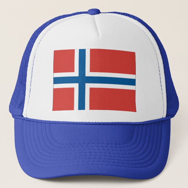 Gorra De Camionero Bandera noruega (Anverso)