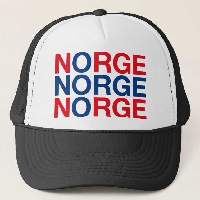 Gorra De Camionero Bandera NORUEGA (Anverso)