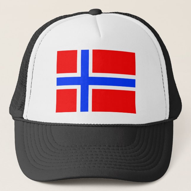 Gorra De Camionero Bandera noruega (Anverso)