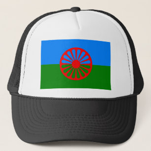 Gorra De Camionero Bandera oficial del gitano del Romany