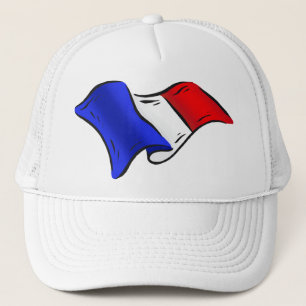 Gorra De Camionero Bandera ondulada francesa para los amantes de