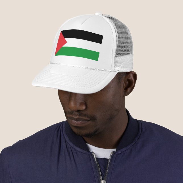 GORRA DE CAMIONERO BANDERA PALESTINA GRATUITA (In situ)
