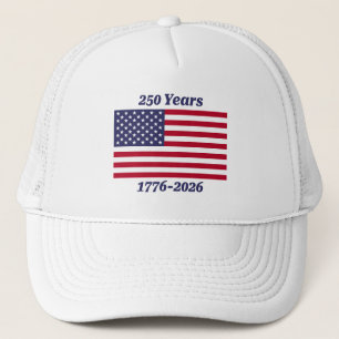 Gorra De Camionero Bandera Patriótica 250 Años 1776-2026