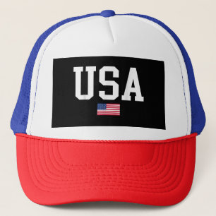 Gorra De Camionero Bandera Patriótica Americana Para Hombres Mujeres