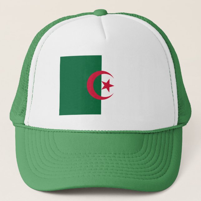 Gorra De Camionero Bandera patriótica argelina (Anverso)
