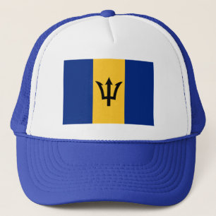 Gorra De Camionero Bandera Patriótica de Barbados