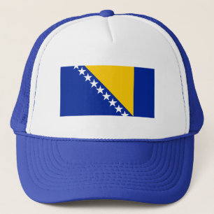 Gorra De Camionero Bandera patriótica de Bosnia Herzegovina
