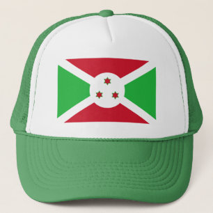 Gorra De Camionero Bandera patriótica de Burundi