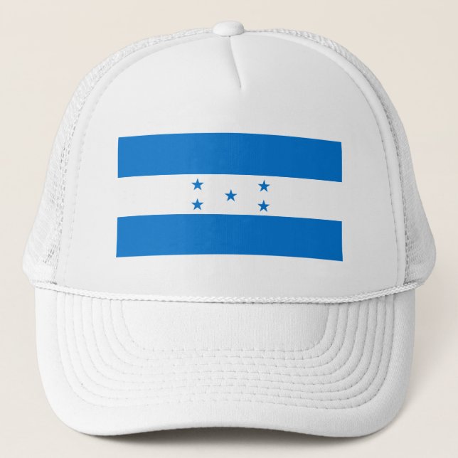 Gorra De Camionero Bandera Patriótica de Honduras (Anverso)