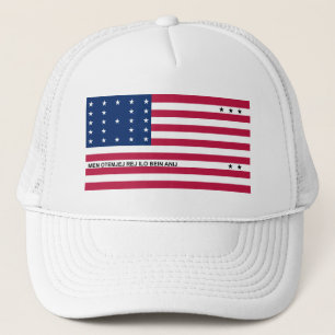Gorra De Camionero Bandera patriótica del atolón Bikini