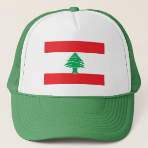 Gorra De Camionero Bandera patriótica del Líbano