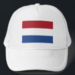 Gorra De Camionero Bandera Patriótica Holandesa<br><div class="desc">Bandera patriótica de los Países Bajos.</div>