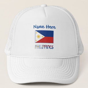 Gorra De Camionero Bandera Personalizada de Filipinas Patrimonio
