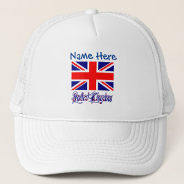 Gorra De Camionero Bandera personalizada del Reino Unido Patrimonio