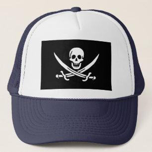 Gorra De Camionero Bandera Pirata