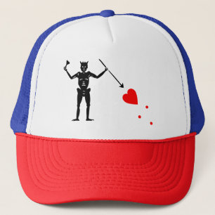 Gorra De Camionero Bandera pirata de barba negra