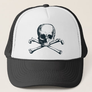 Gorra De Camionero bandera pirata del cráneo
