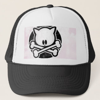 Gorra De Camionero Bandera pirata del gatito