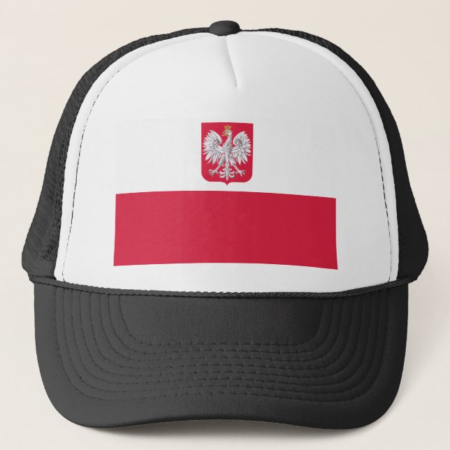 Gorra De Camionero Bandera polaca (Anverso)