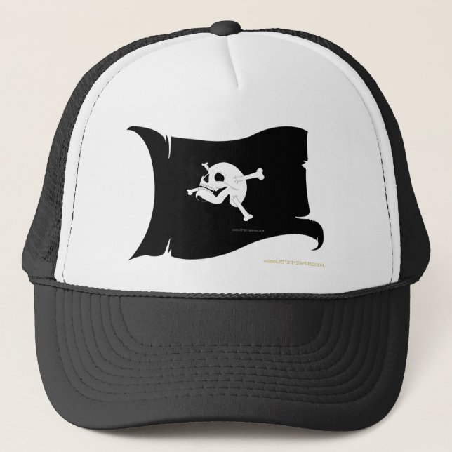 Gorra De Camionero Bandera que agita (Anverso)
