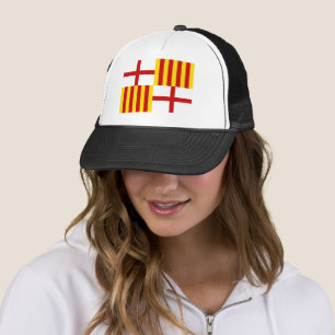 Gorra De Camionero Bandera rojo blanco amarillo blanco arte nacionali