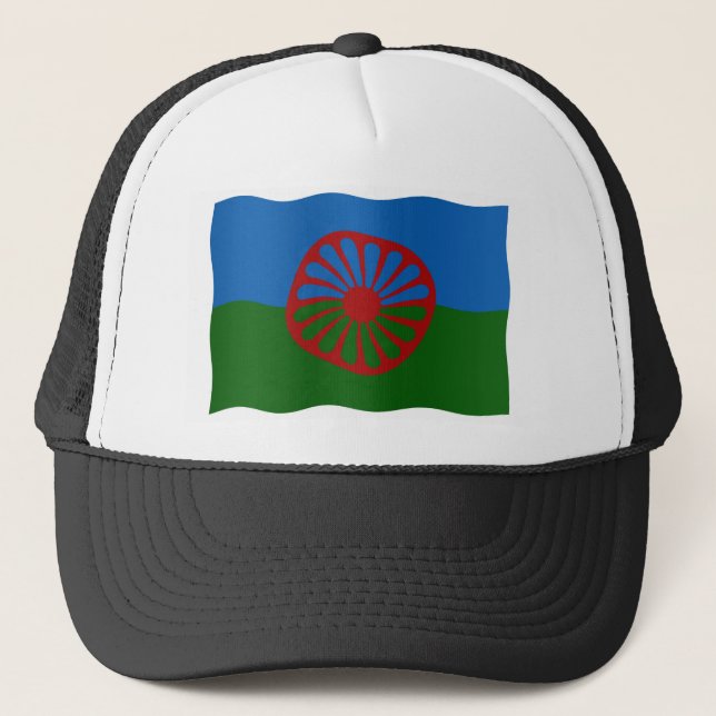 Gorra De Camionero Bandera romaní (Anverso)