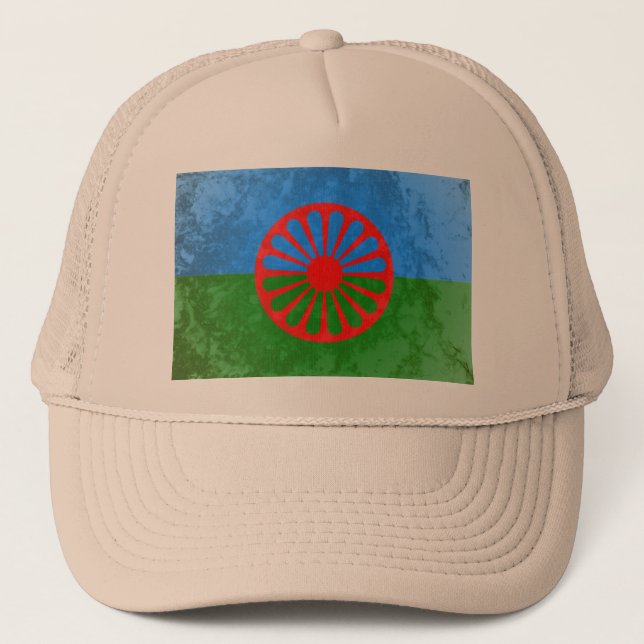 Gorra De Camionero Bandera romaní (Anverso)
