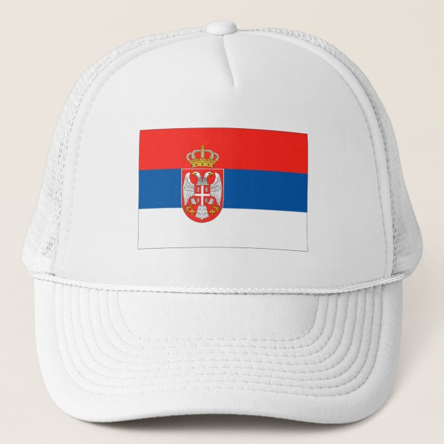 Gorra De Camionero Bandera serbia (Anverso)